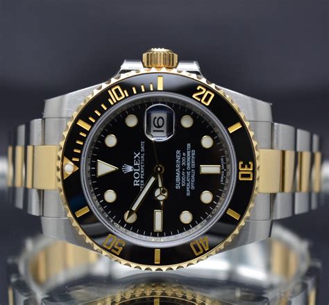 rolex submariner 2tone black ceramic replica|is my rolex submariner real.